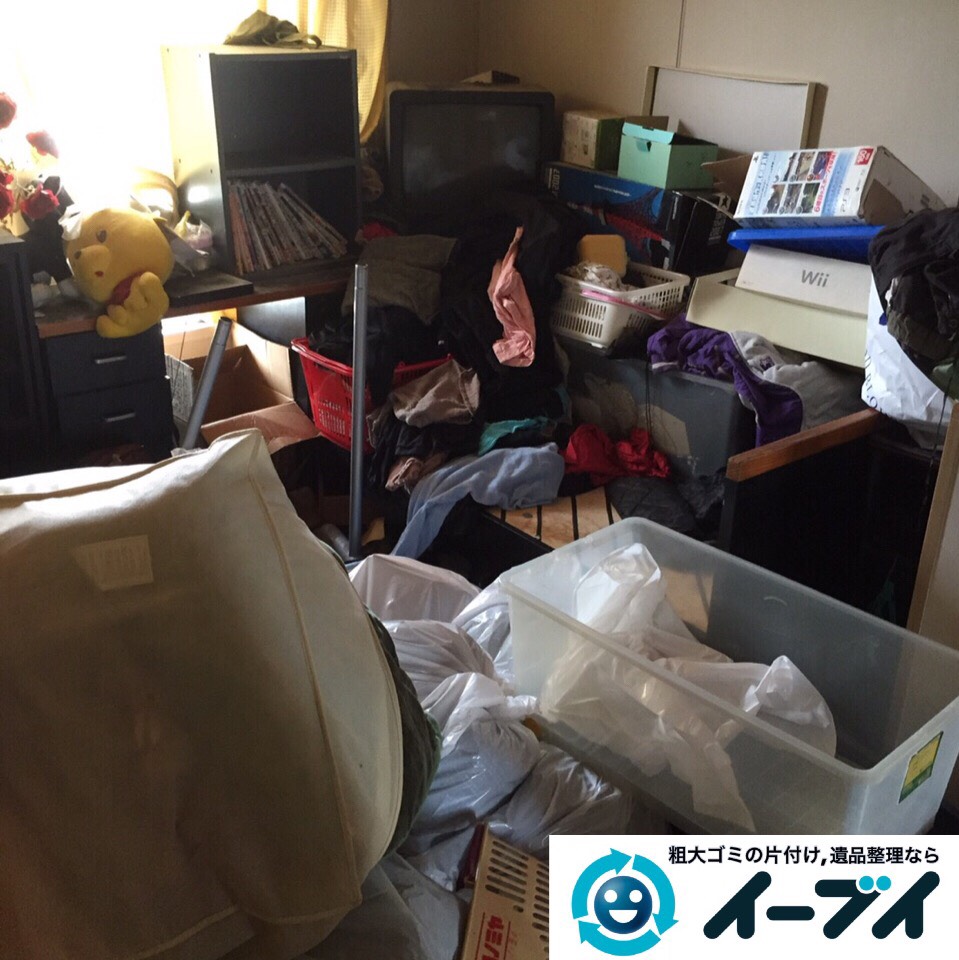 9月5日　大阪府堺市西区で引越しに伴う片付けと廃品や粗大ゴミの不用品回収。作業写真4
