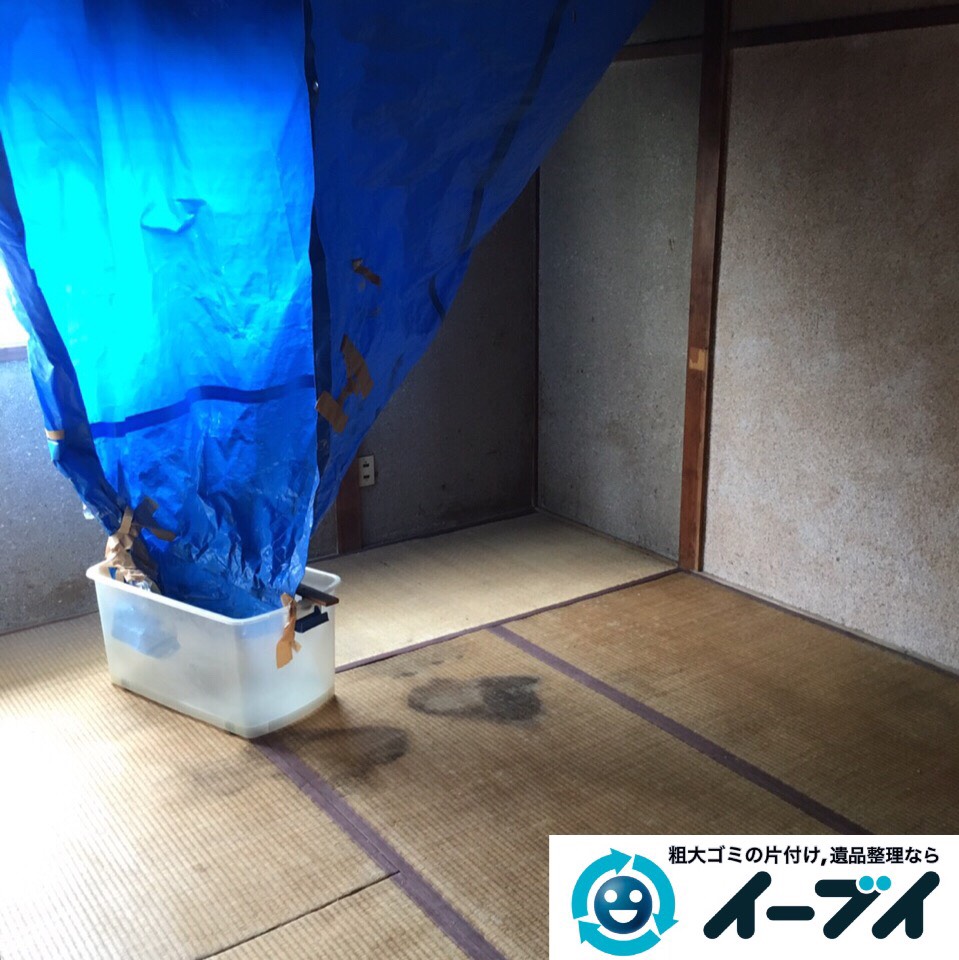 9月6日　大阪市堺市美原区で遺品整理に伴う家具や粗大ゴミの部屋の片付けをしました。写真4
