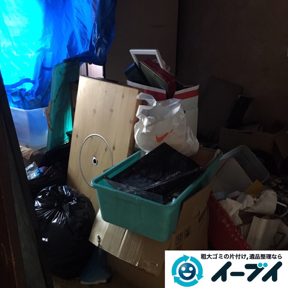 9月6日　大阪市堺市美原区で遺品整理に伴う家具や粗大ゴミの部屋の片付けをしました。写真3
