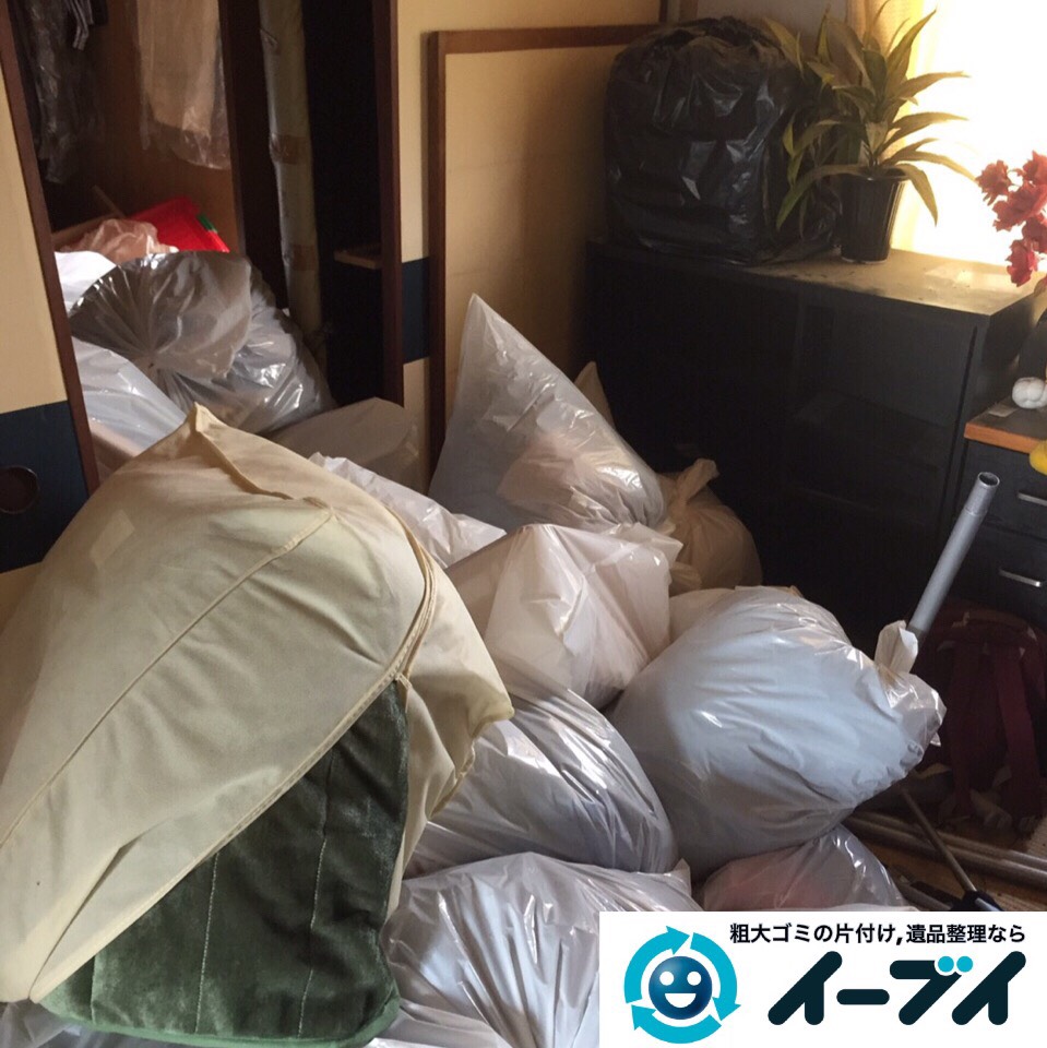 9月6日　大阪府堺市北区で家具や衣類など片付けて引き取り処分をしました。写真2