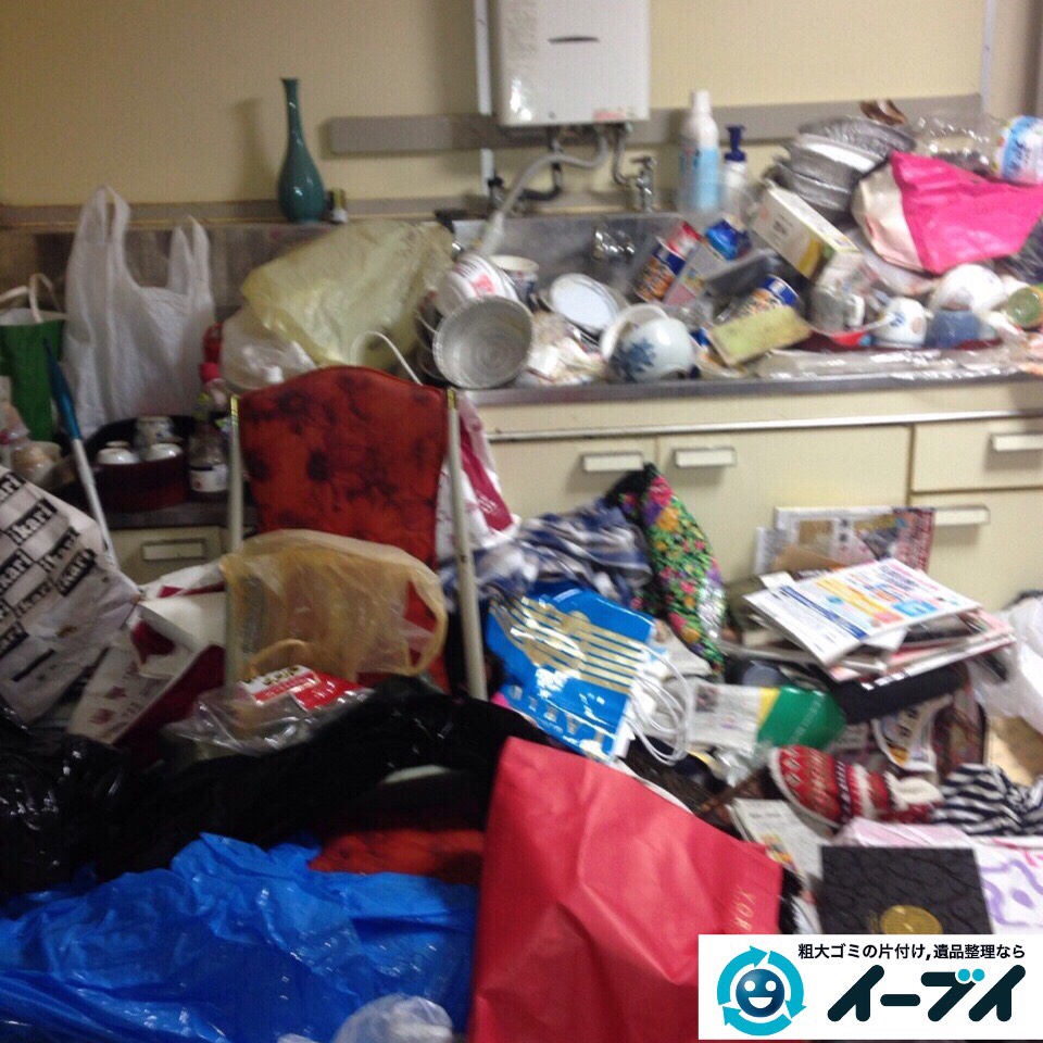 9月13日　大阪府泉大津市で汚部屋(ゴミ屋敷)のゴミが散乱していたので片付けてきました。写真4