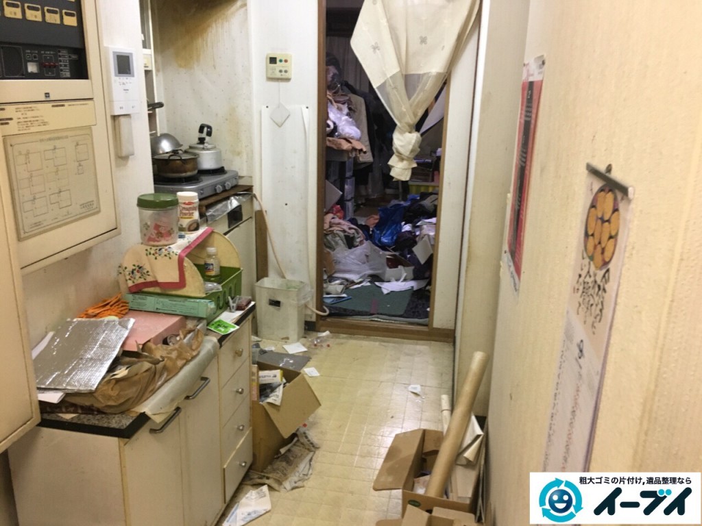 10月18日　大阪府門真市で汚部屋のゴミ屋敷の片付けをしました。写真6