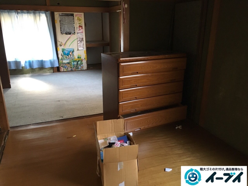 1月1日　大阪府岸和田市で婚礼家具の家具処分で不用品回収をしました。写真1