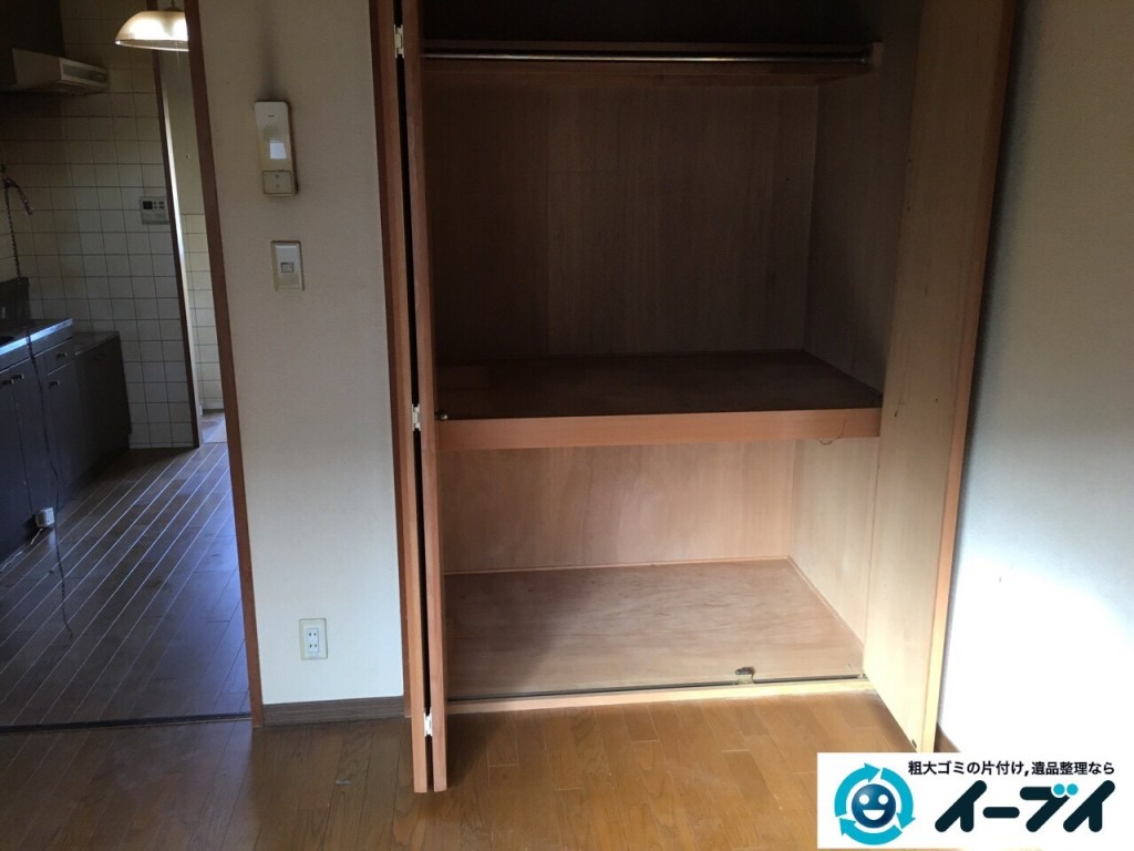 2017年1月30日大阪府大阪市城東区で遺品整理の依頼を受け家具や生活用品の片付け処分をしました。写真5