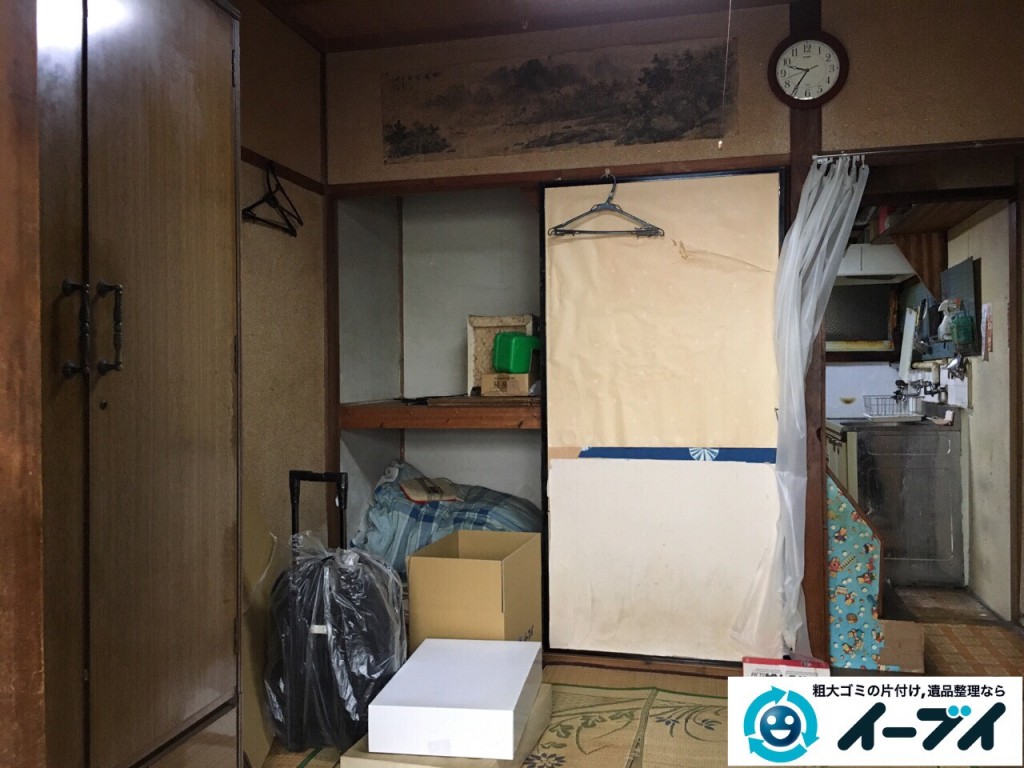 2017年1月29日大阪府門真市で遺品整理に伴い家具処分や生活用品の処分をしました。写真7
