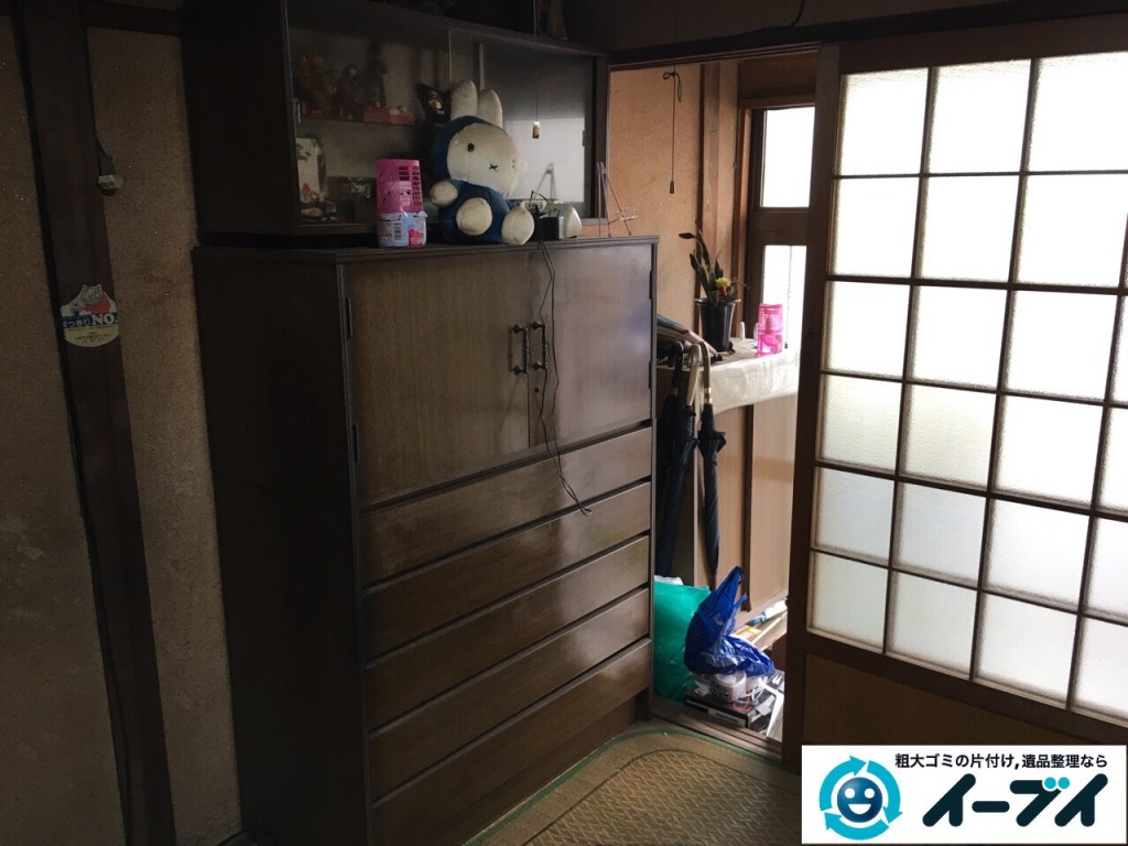 2017年1月29日大阪府門真市で遺品整理に伴い家具処分や生活用品の処分をしました。写真5