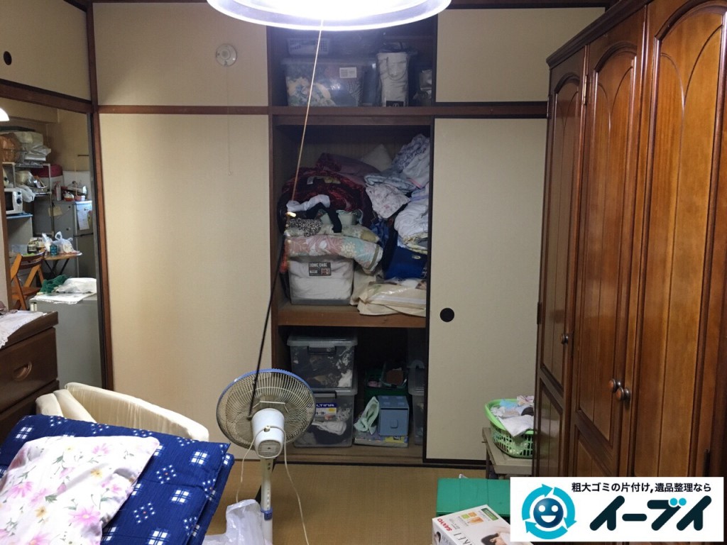 2017年2月27日大阪府阪南市で遺品整理に伴い生活ゴミや粗大ゴミの処分をしました。写真3