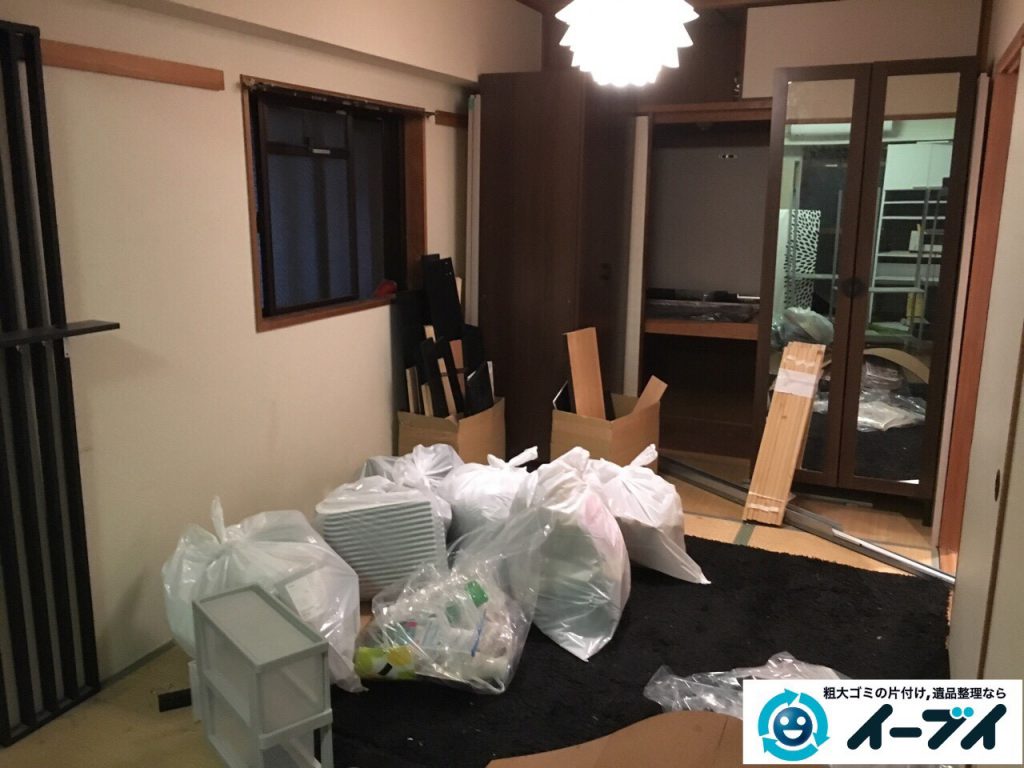 2017年3月23日大阪府大阪市福島区で家具処分や粗大ゴミの片付けで不用品回収を行いました。写真2