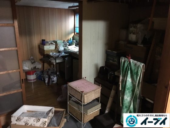 2017年3月11日大阪府大阪市旭区で遺品整理に伴い家具や生活ゴミの片付けをしました。写真8
