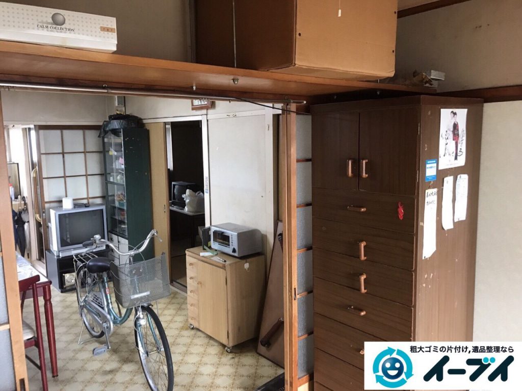 2017年5月15日大阪府豊中市で遺品整理のご依頼を受け家具や粗大ゴミの処分をしました。写真4
