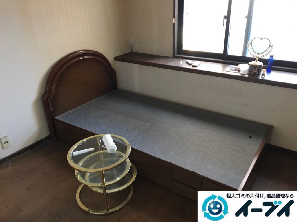 2017年6月20日大阪府大阪市阿倍野区で婚礼家具やベッドフレームの不用品回収をしました。写真2