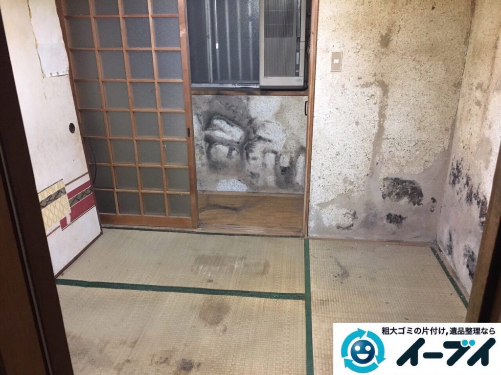 2017年8月5日大阪府池田市でゴミ屋敷の片付けや処分をしました。写真6