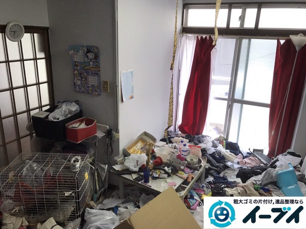 2017年8月27日大阪府大阪市旭区で汚部屋と言われるゴミ屋敷の片付けをしました。（後編）写真8