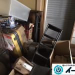 大阪府羽曳野市で遺品整理に伴い部屋に散乱している生活用品の処分をしました。