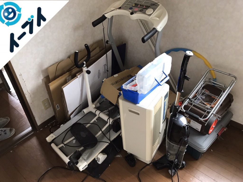 2017年10月9日大阪府堺市東区で部屋の断捨離に伴いベッドや健康器具の不用品回収をしました。写真4