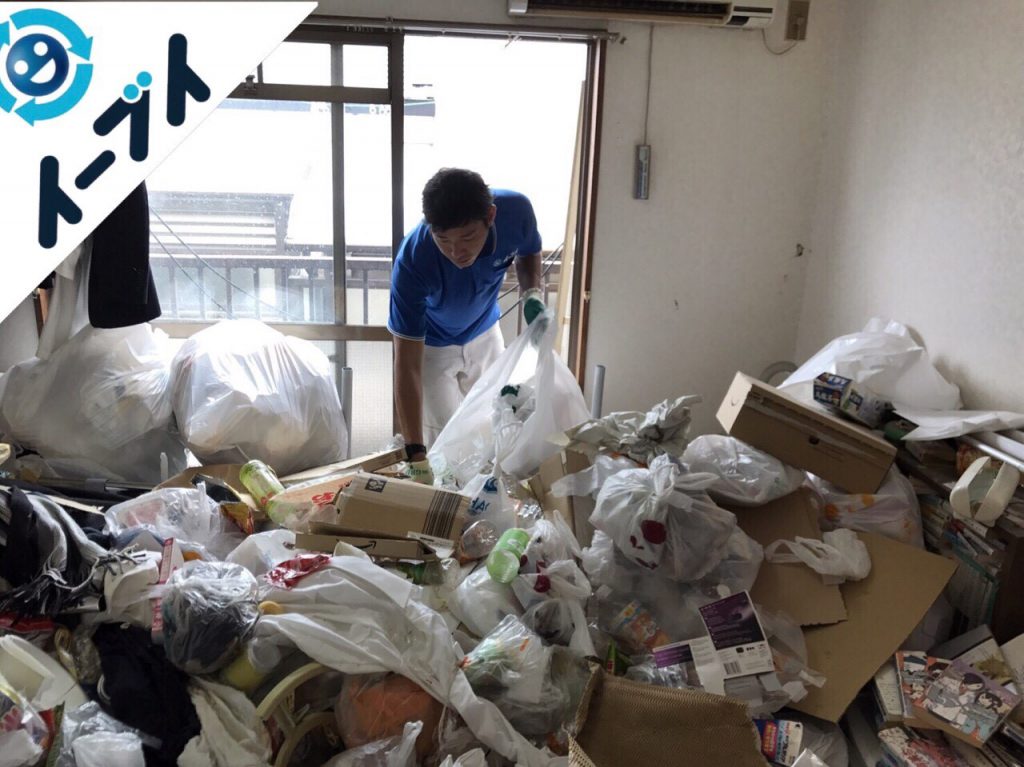 2017年10月30日大阪府高槻市で汚部屋状態のゴミ屋敷の片付けをしました。写真3