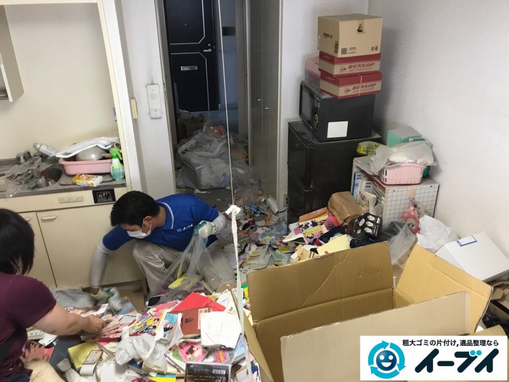 2017年11月11日大阪府大阪市中央区で汚部屋、ゴミ屋敷の片付けをしました。写真6