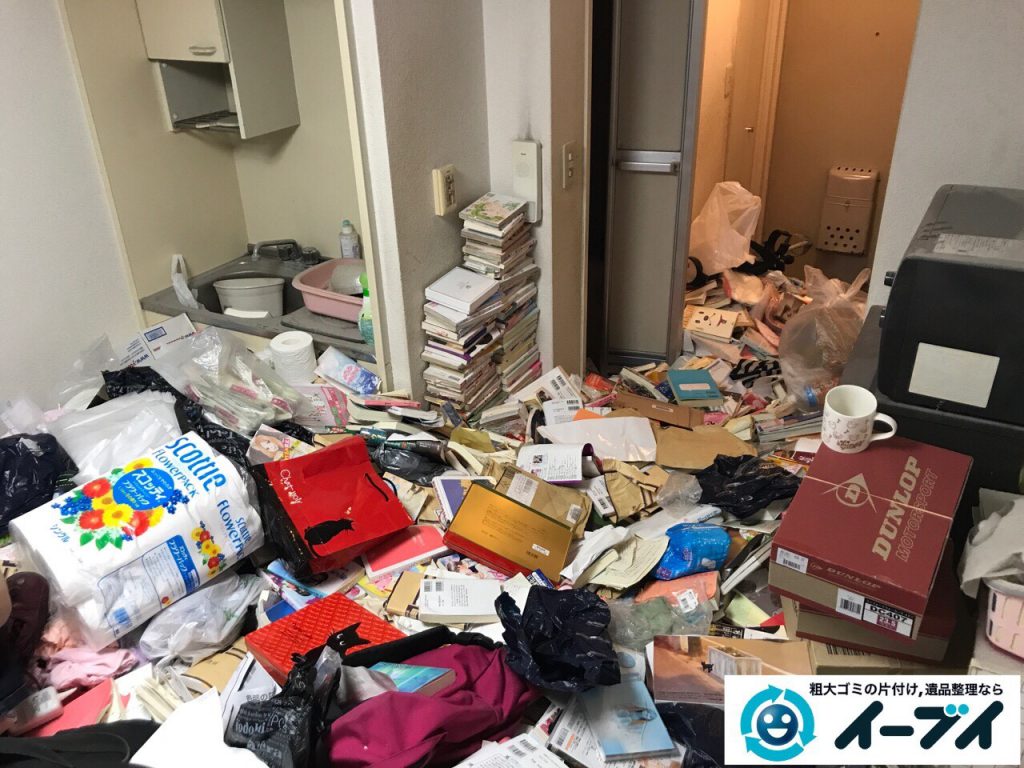 2017年11月11日大阪府大阪市中央区で汚部屋、ゴミ屋敷の片付けをしました。写真1