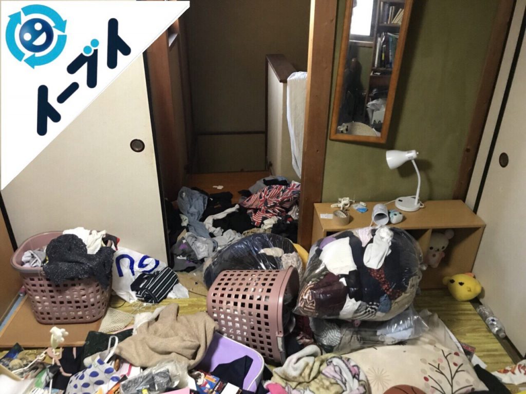 2018年1月14日大阪府大阪市住吉区でゴミ屋敷状態の部屋の整理や片付け処分をしました。写真6