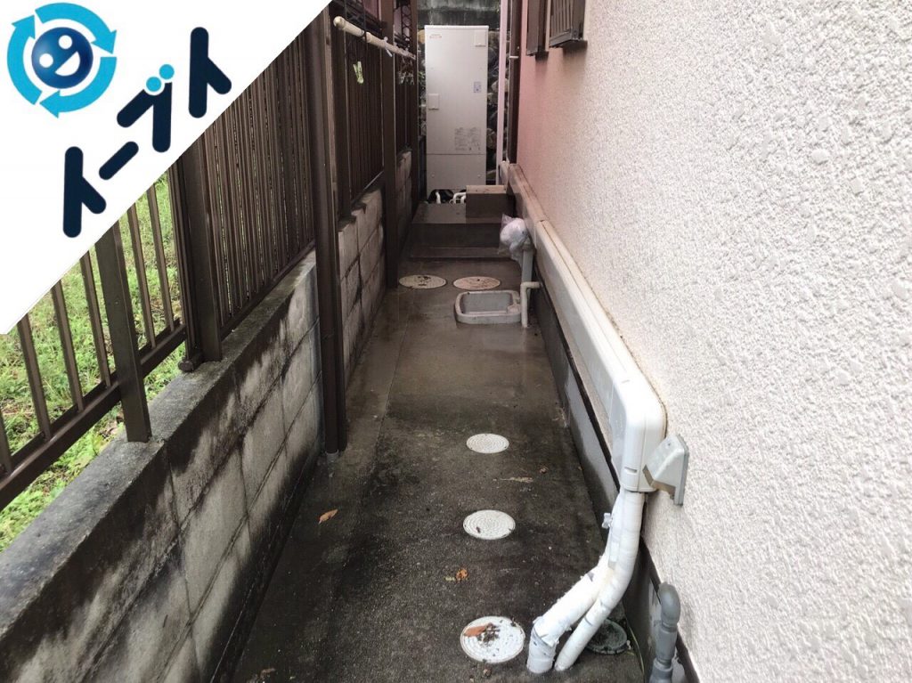 2018年2月4日大阪府茨木市で玄関の植木鉢や廃品の不用品回収をしました。写真2