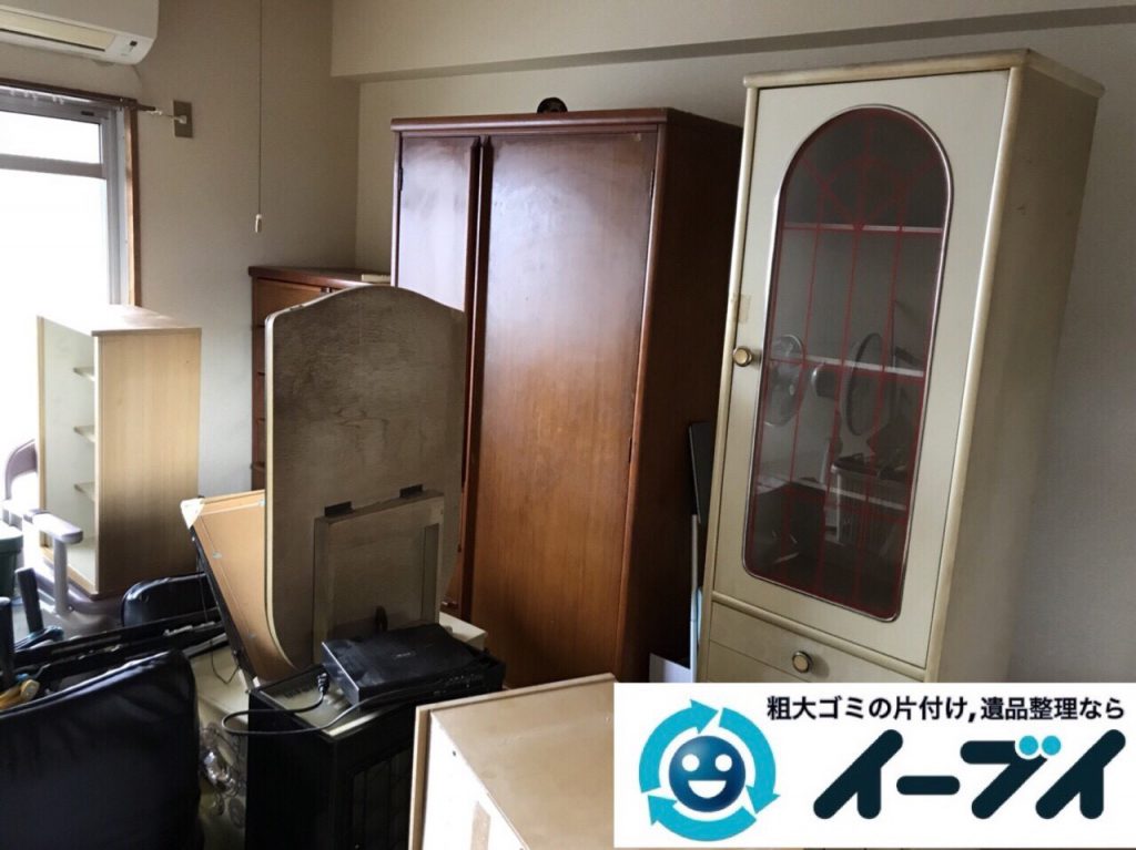 2018年2月24日大阪府大阪市港区でタンスや鏡台の家具処分や廃品の不用品回収をしました。写真2
