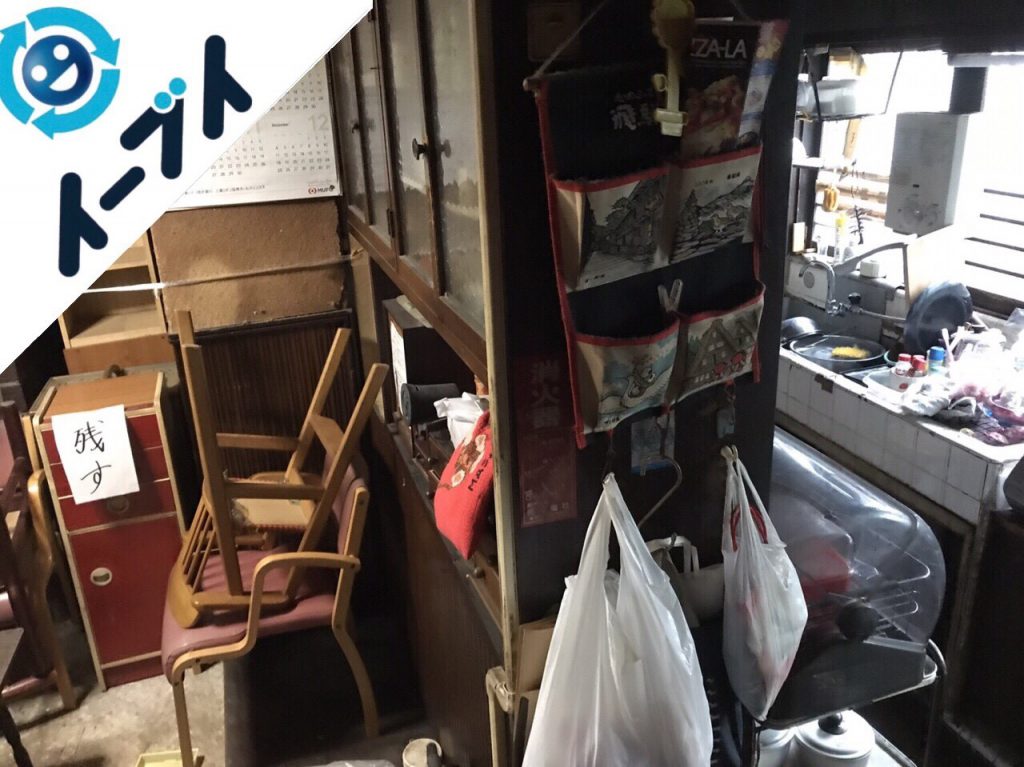 2018年4月5日大阪府堺市東区で食器棚や食品など片付け不用品回収をしました。写真6