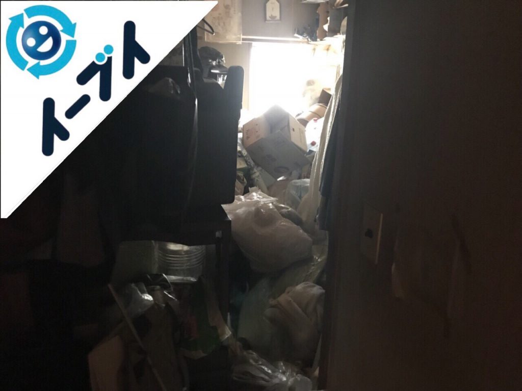 2018年7月1日大阪府東大阪市でゴミ屋敷の生活ゴミや日用品などの片付け処分をしました。写真6