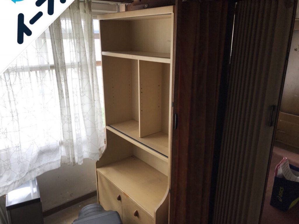 2018年7月22日大阪府堺市東区で本棚や衣装ケースなど家具処分や不用品回収をしました。写真2