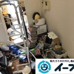 大阪府東大阪市で退去に伴いゴミ屋敷の片付け生活用品など一式処分しました。