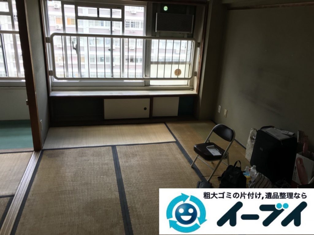 2019年1月20日大阪府港区で大型家具処分をはじめ細かな生活用品などの不用品回収をさせていただきました。写真2