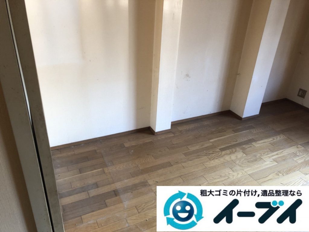 2019年1月16日大阪府大阪市大正区でお部屋の家具や家電などまるごと片付けさせていただきました。写真4