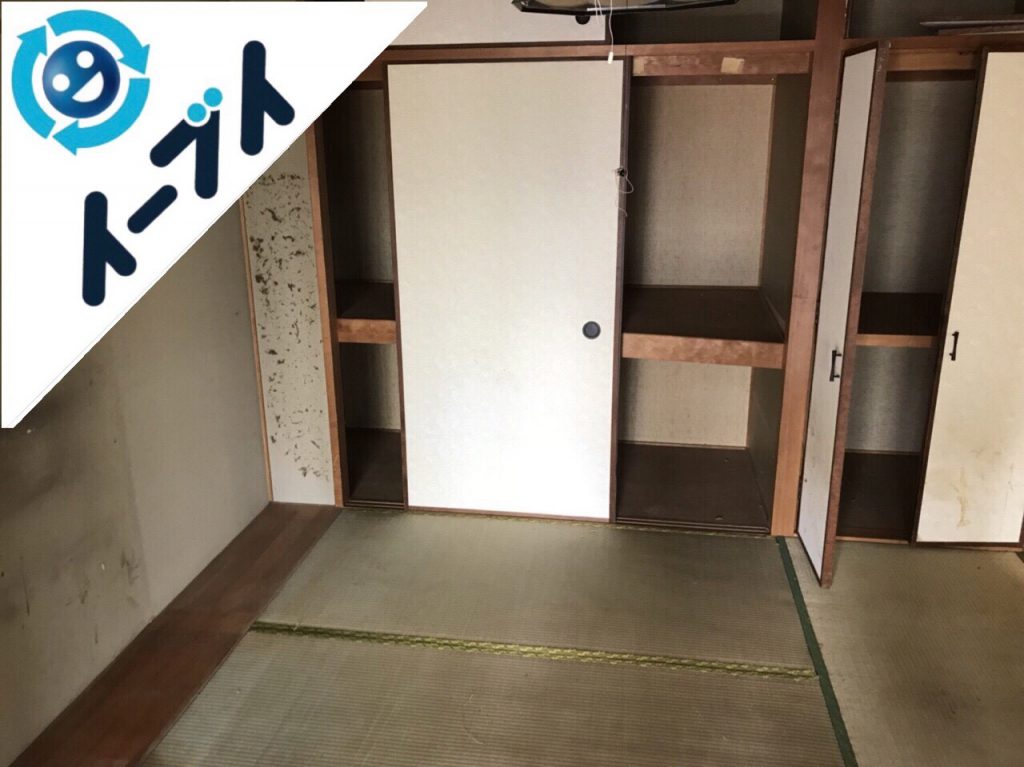 2018年12月15日大阪府高石市で整理タンスや絨毯など部屋丸ごと不用品回収。写真5