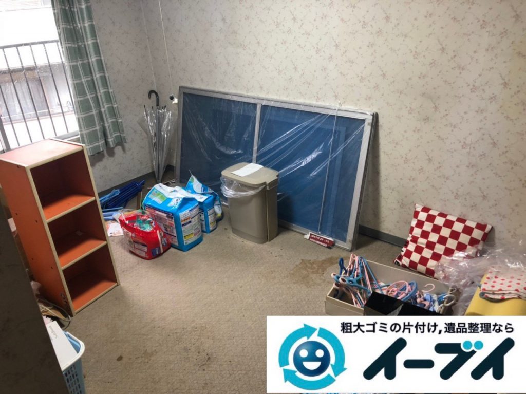 2019年２月１０日大阪府岸和田市でカラーボックスなどお部屋の不用品回収。写真2