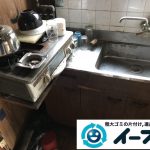 大阪府河南町で押し入れと台所の片付け作業。