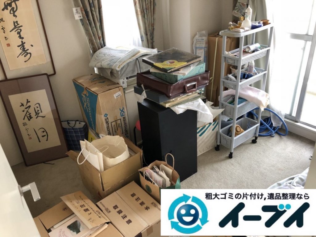 2019年2月5日大阪府大阪狭山市でお部屋の洗濯機や乾燥機の家電処分から細かな生活用品まで、不用品回収させていただきました。写真3