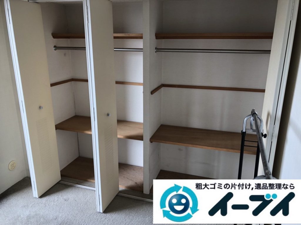 2019年2月15日大阪府松原市でマンションの一室を片付けさせていただきました。写真2