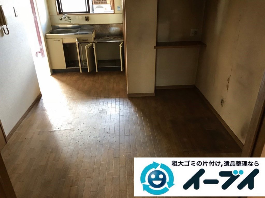 2019年2月3日大阪府大阪市西区で退去に伴いお家の物を全処分させていただきました。写真4