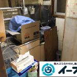 大阪府吹田市で台所などの不用品回収作業。