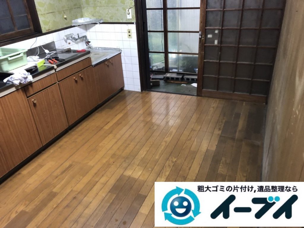 2019年2月23日大阪府泉佐野市で台所や階段下のスペースを片付けさせていただきました。写真4