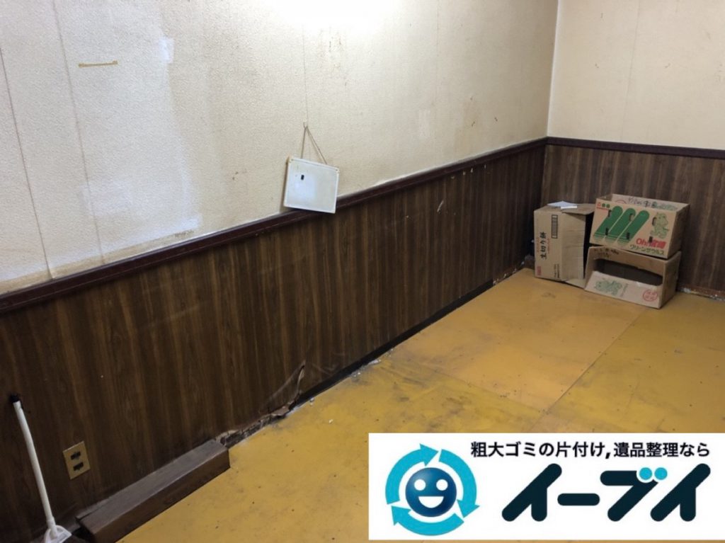 2019年2月25日大阪府泉南市で引越しに伴い不要になった家具や家電などの回収作業。写真2
