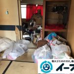 大阪府大阪市住之江区でゴミ屋敷一歩手前の汚部屋の片付け作業。