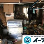 大阪府堺市西区で箪笥や生活用品が散乱したゴミ屋敷の片付け作業。