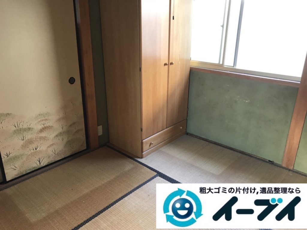 2019年4月15日大阪府堺市北区で婚礼家具や大型家具の不用品回収。写真4