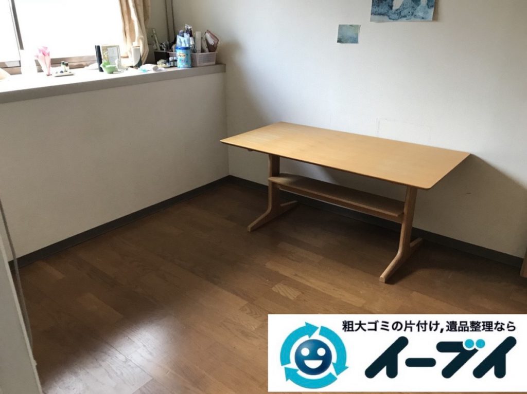 2019年4月21日大阪府大阪市港区で引越しに伴い、お家の家財道具を処分させていただきました。写真3