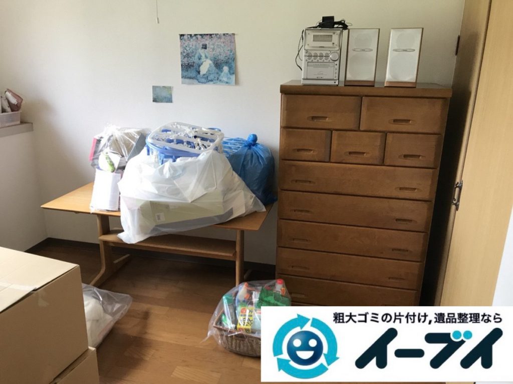 2019年4月21日大阪府大阪市港区で引越しに伴い、お家の家財道具を処分させていただきました。写真2