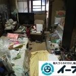 大阪府豊中市で生活用品や生活ゴミが散乱したゴミ屋敷の片付け作業。