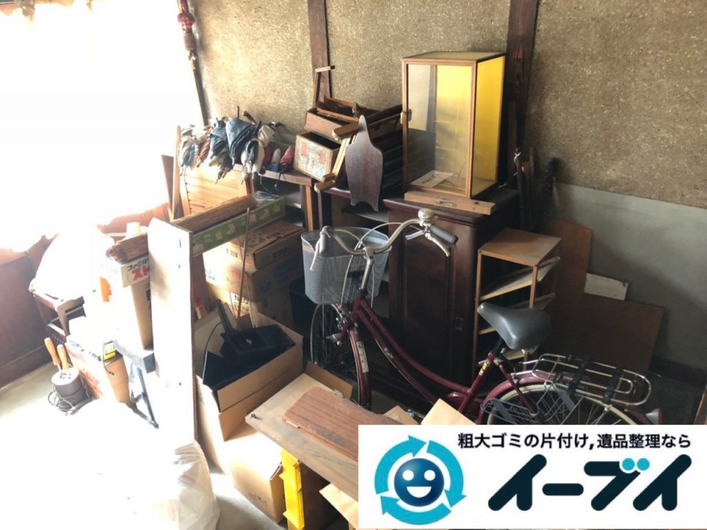 2019年6月24日大阪府大阪市城東区で玄関の不用品回収。写真3