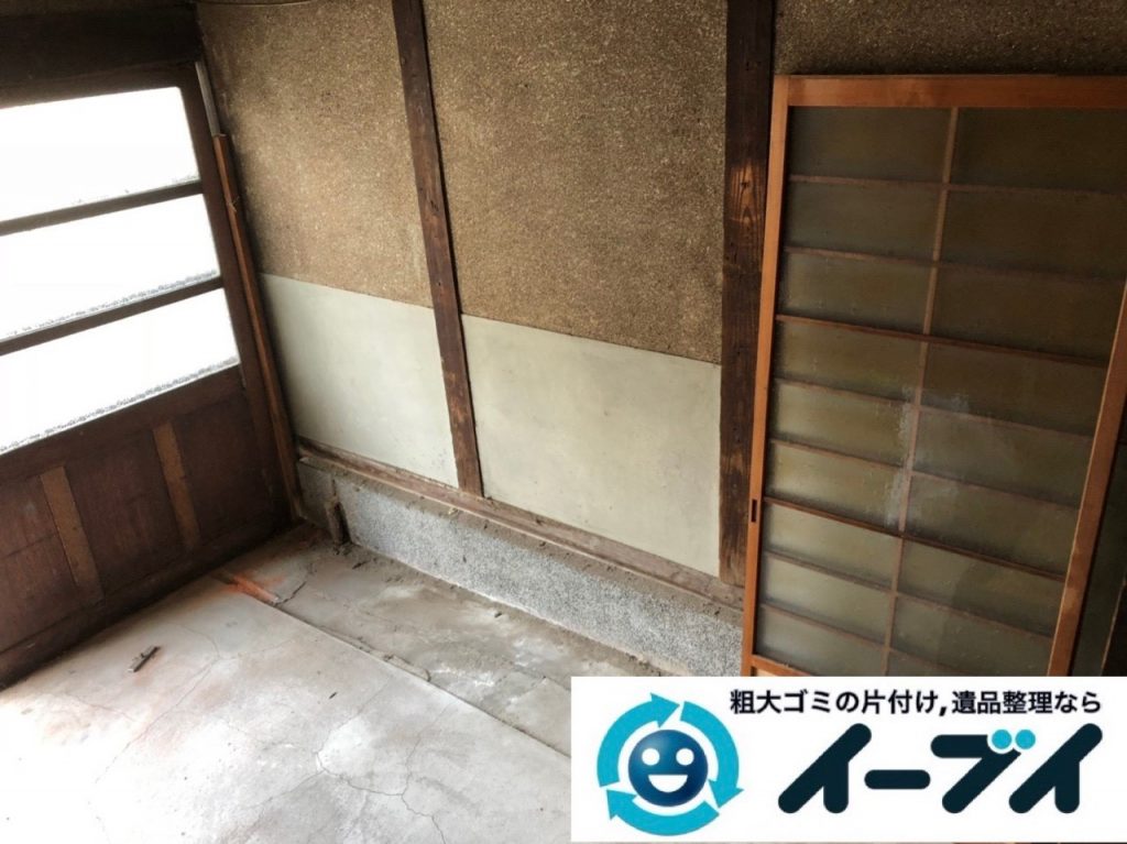 2019年6月24日大阪府大阪市城東区で玄関の不用品回収。写真2