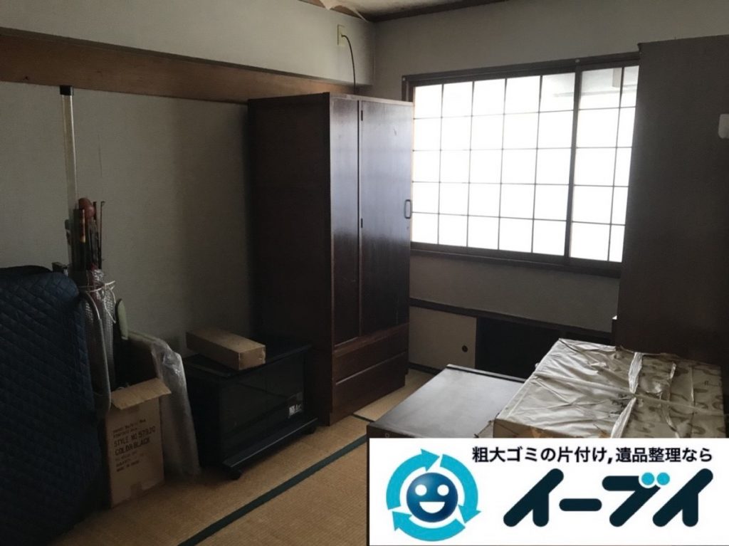 2019年6月7日大阪府堺市北区で婚礼家具など家財道具の全処分作業。写真3