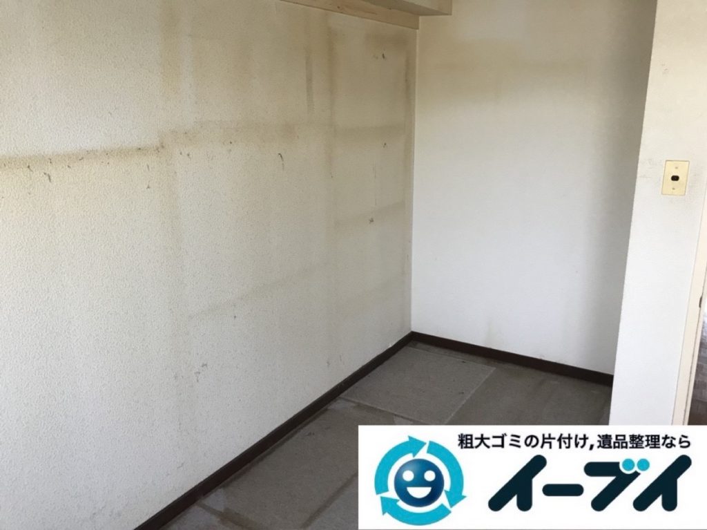2019年6月7日大阪府堺市北区で婚礼家具など家財道具の全処分作業。写真2